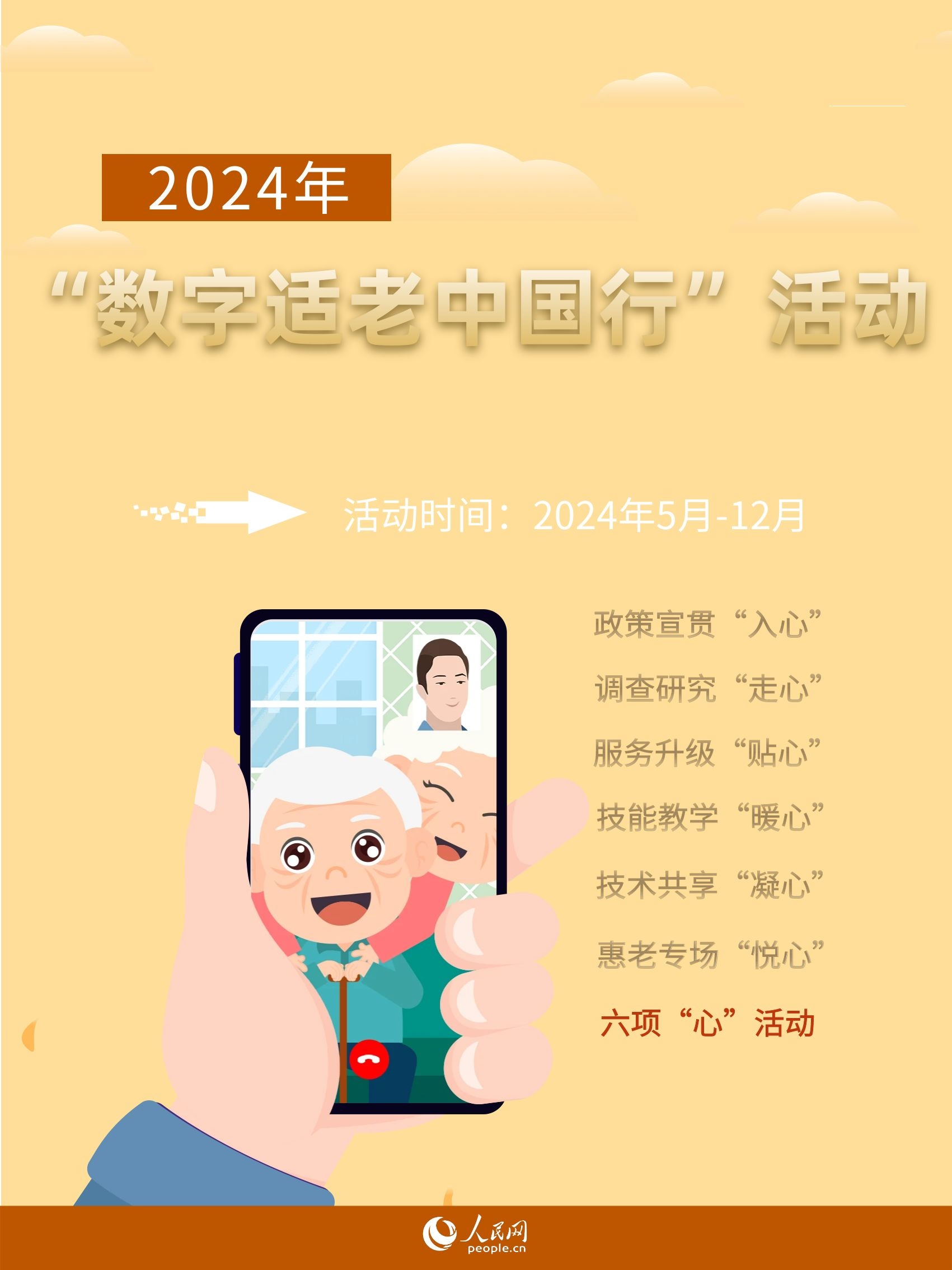 万向娱乐注册：2024年“数字适老中国行”5月“走起”！开展6项“心”活动